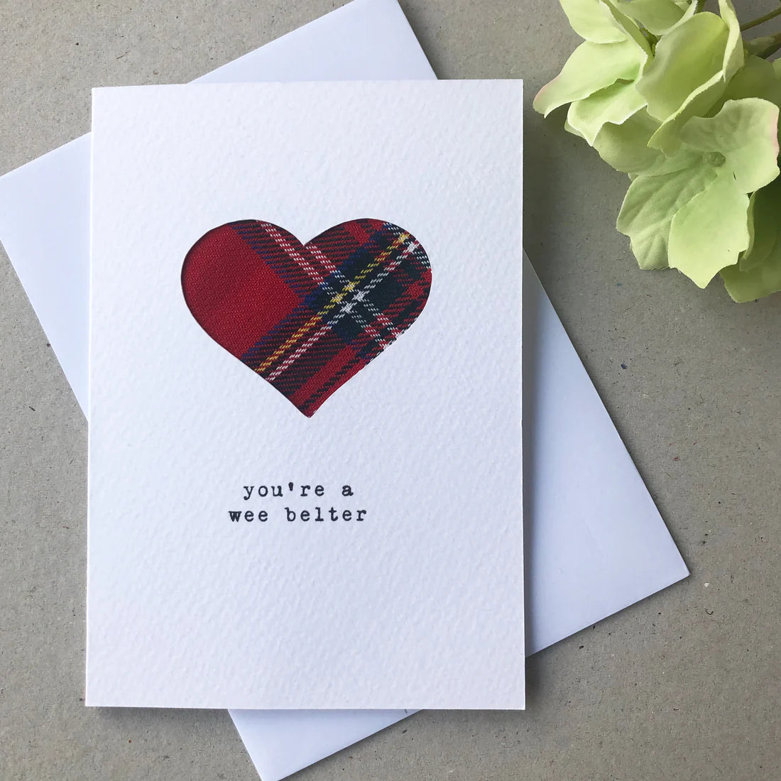 YER A WEE BELTER CARD