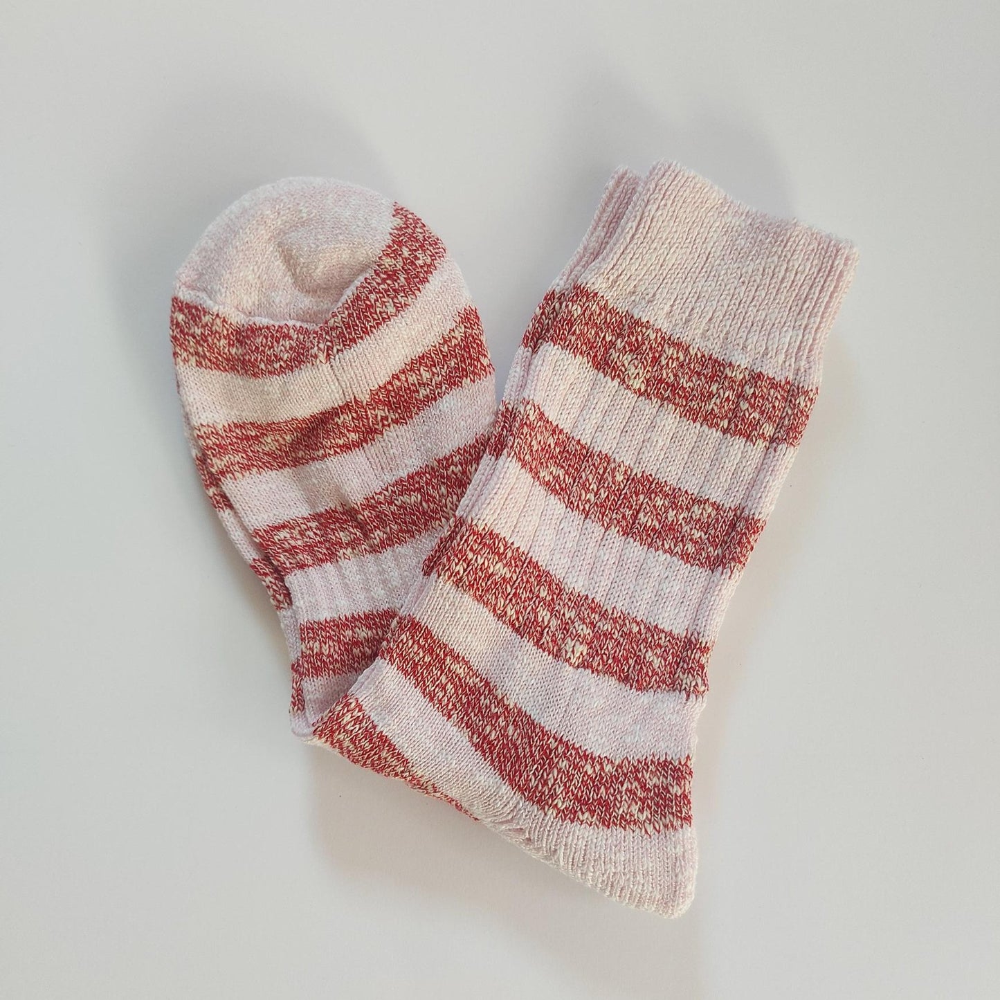 CHUNKY SOCKS PINK/RED 4-7