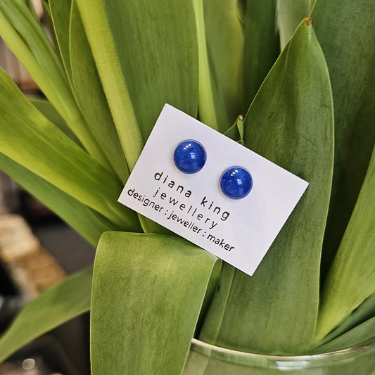 DARK BLUE DOME STUDS