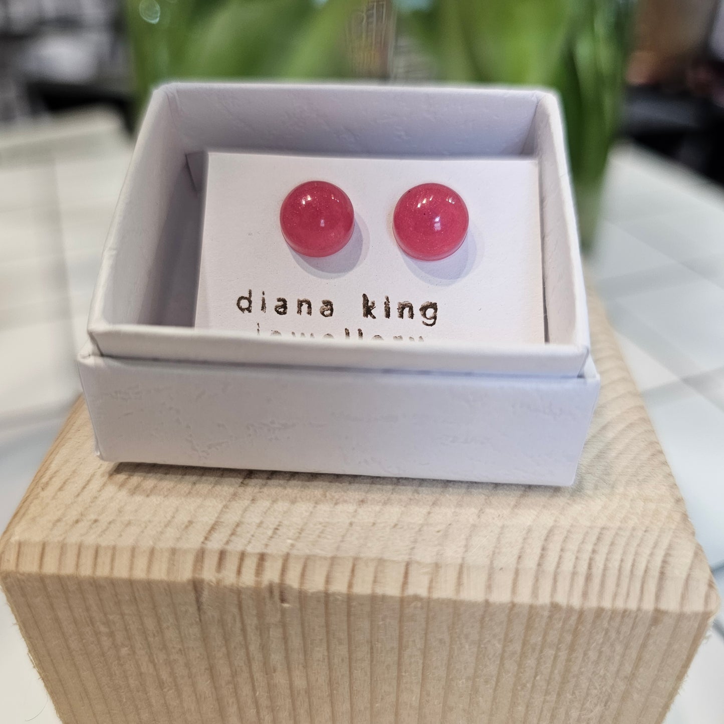 PINK DOME STUDS