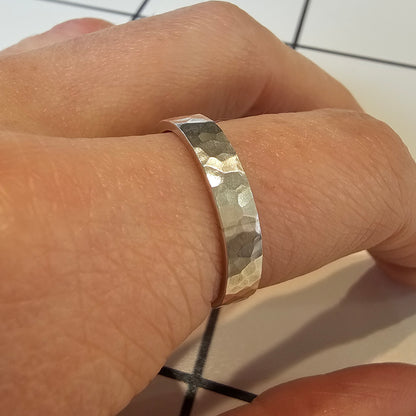 SILVER RING - TEXTURED