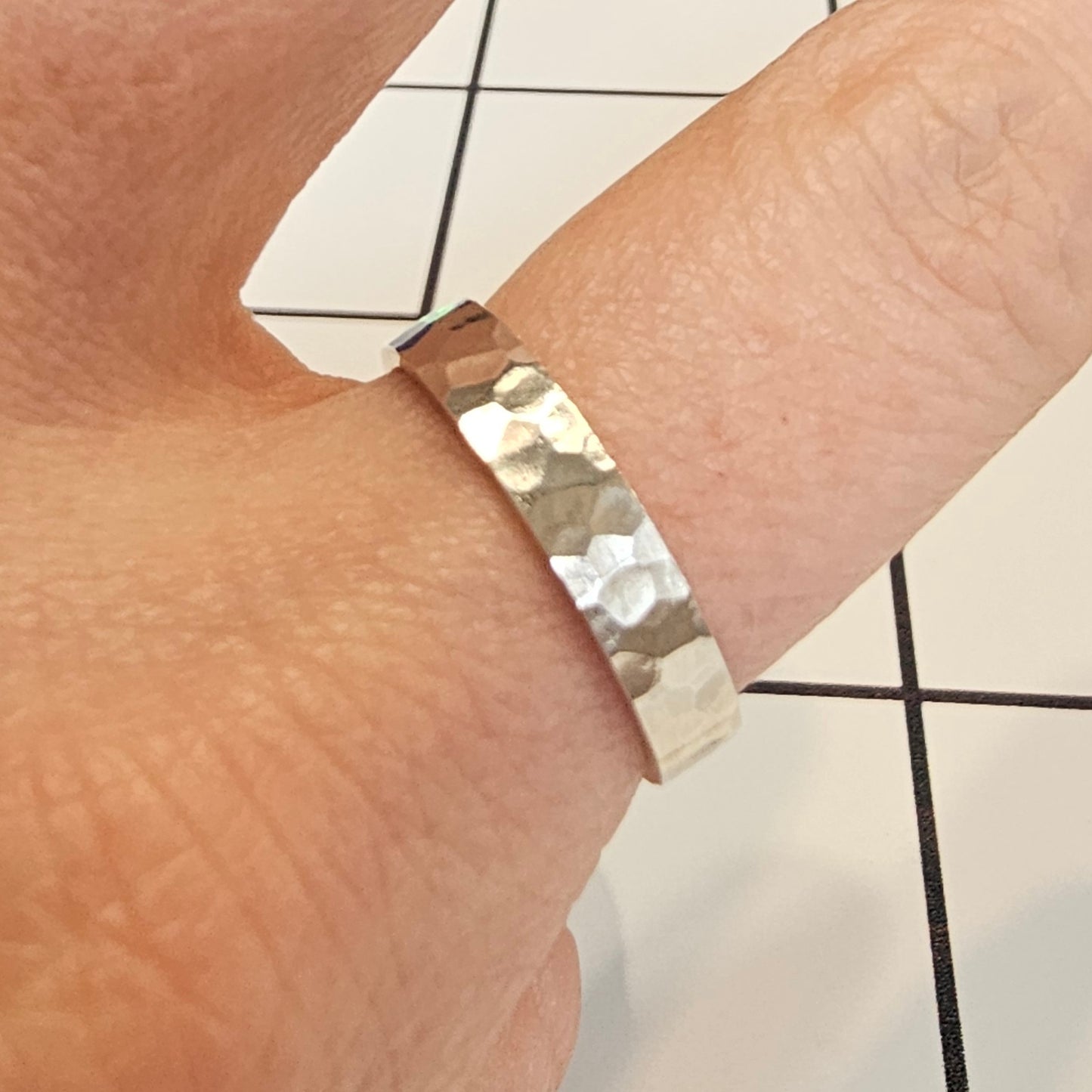 SILVER RING - TEXTURED