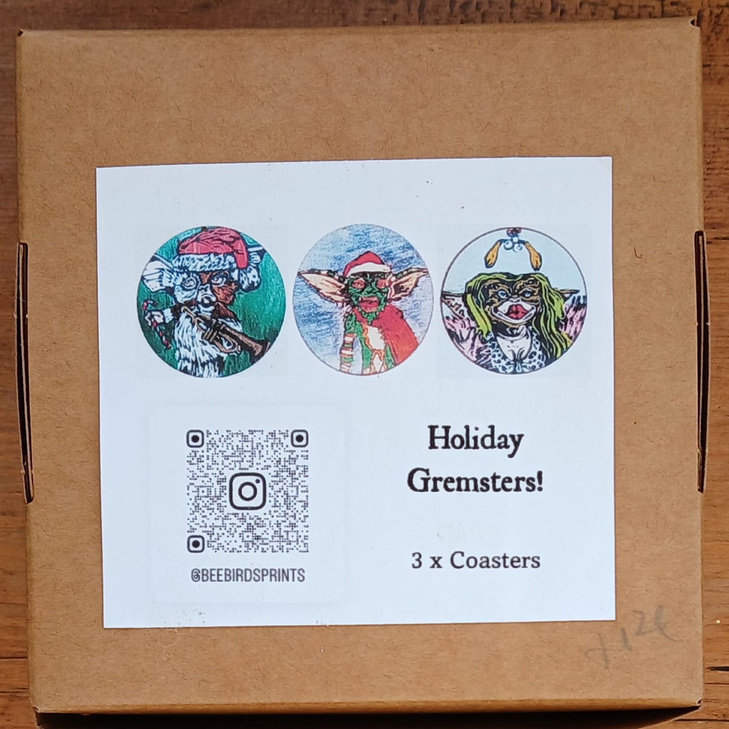 HOLIDAY GREMSTERS COASTER SET