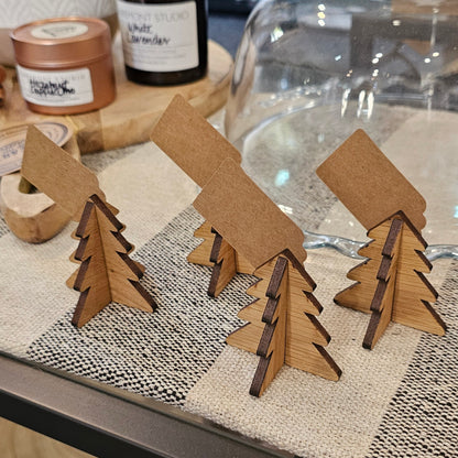 CHRISTMAS TREE PLACECARD HOLDERS