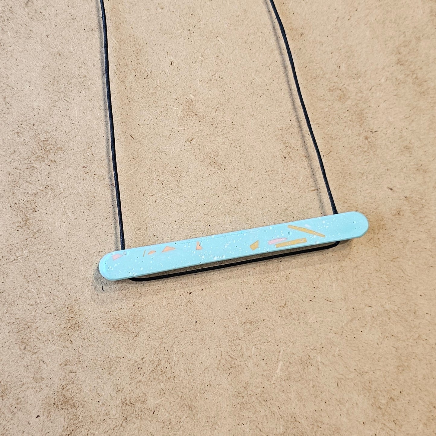 TERRAZZO BAR NECKLACE