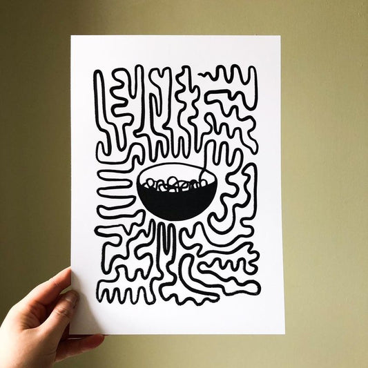 LONG NOODLE PRINT