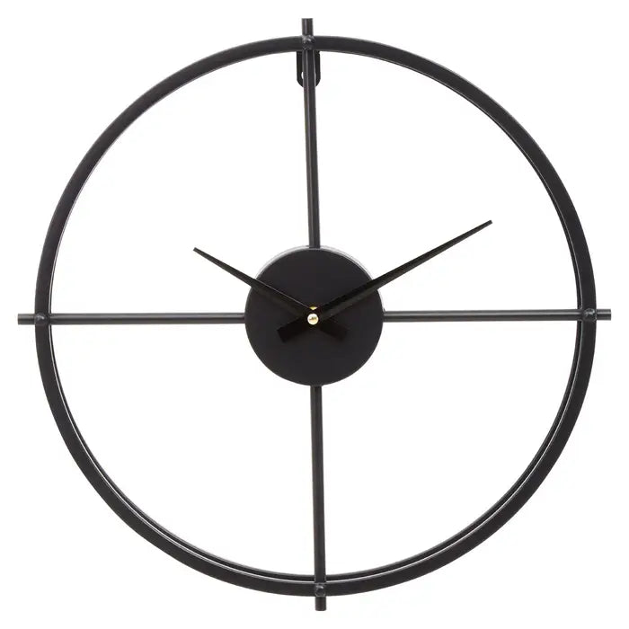 KENT SMALL BLACK WALL CLOCK