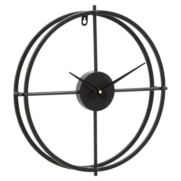 KENT SMALL BLACK WALL CLOCK