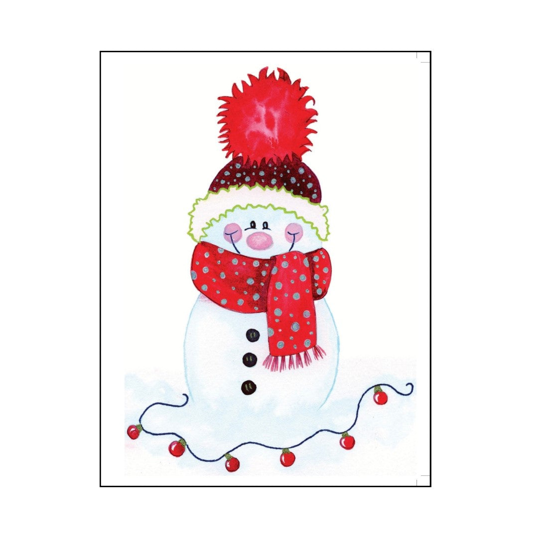 SNOWMAN CHRISTMAS CARD