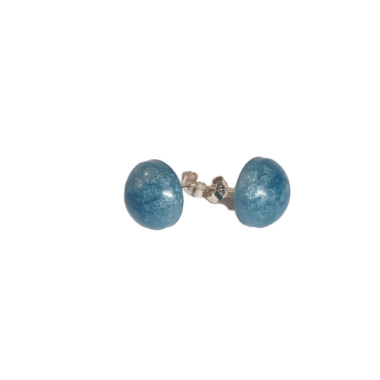 PALE BLUE MEDIUM DOME STUDS