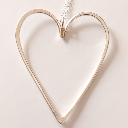 EXTRA LARGE HEART PENDANT