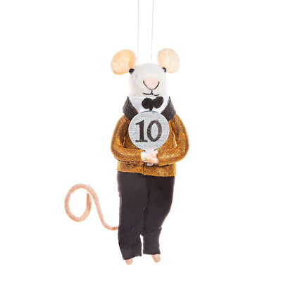 DANCING JUDGE MOUSE FELT