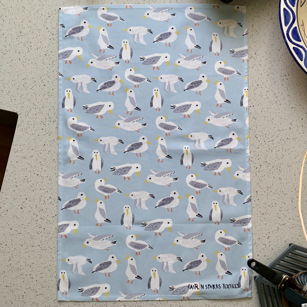 TEATOWEL - Seagulls