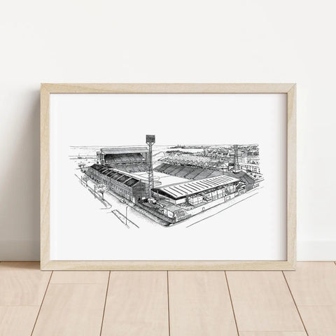 PITTODRIE PRINT