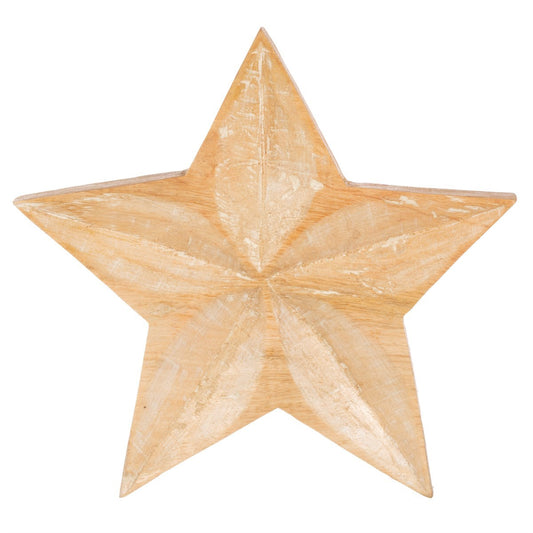 WHITEWASHED STANDING STAR