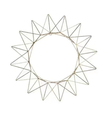 TALINI WREATH - ANTIQUE BRASS