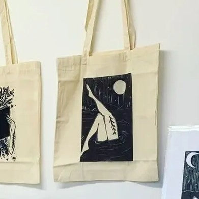 WILD SWIMMING TOTE BAGS