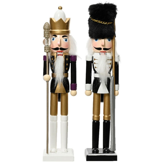 BLACK & GOLD NUTCRACKER