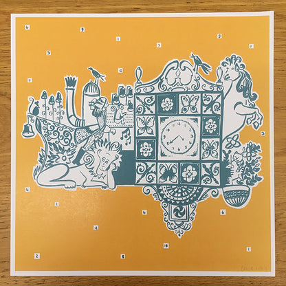 WELLGATE CLOCK PRINT