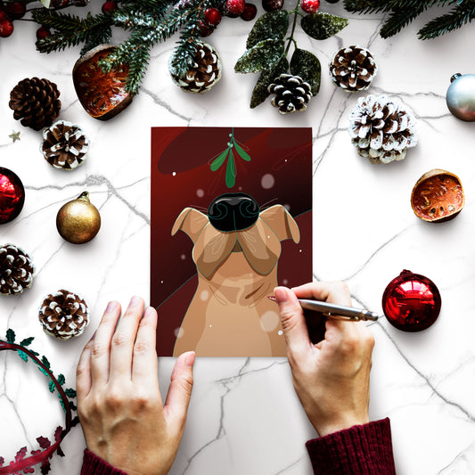 CHRISTMAS DOG CARD