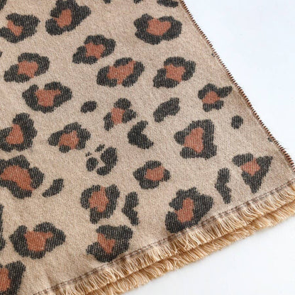 LEOPARD PRINT SCARF