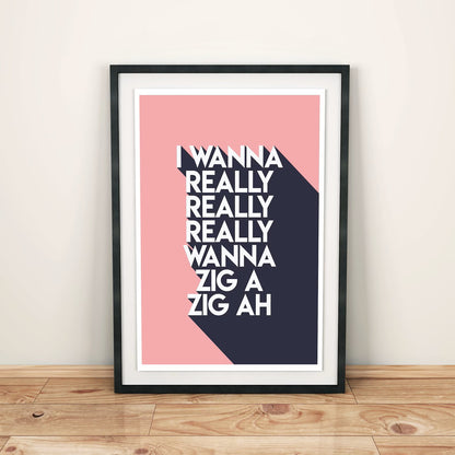 ZIG A ZIG AH - A4 PRINT